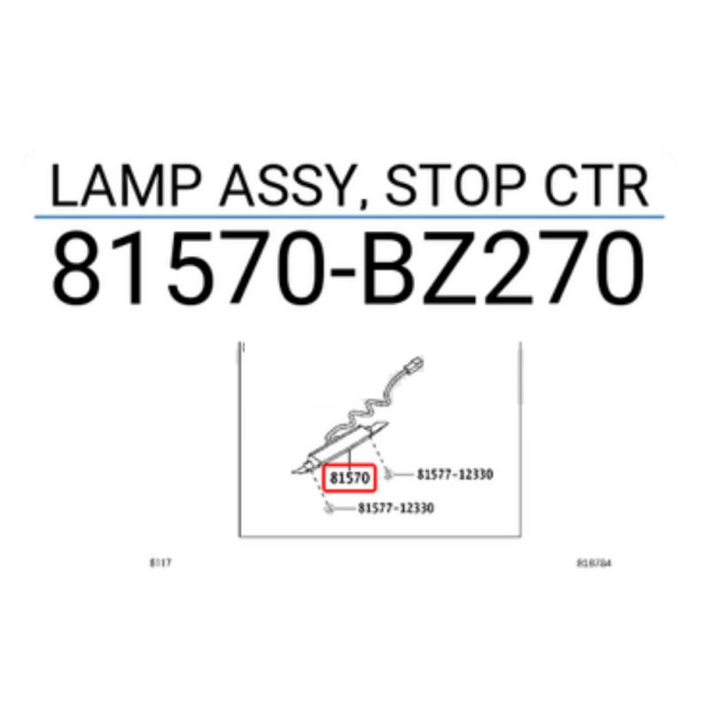 Stop Lamp High Mounting - 81570BZ270